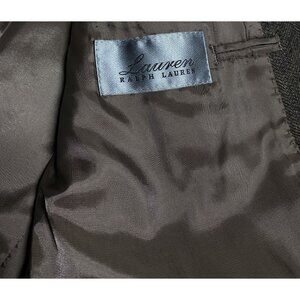 Lauren Ralph Lauren Silver Label Mens Herringbone‎ Blazer Tweed Wool Jacket 41R